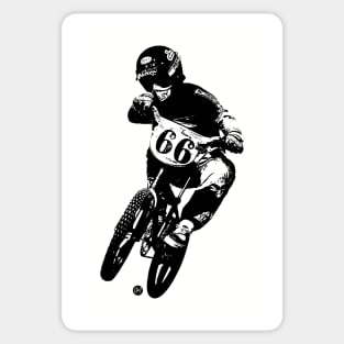 Keeping it low BMX jump Sticker